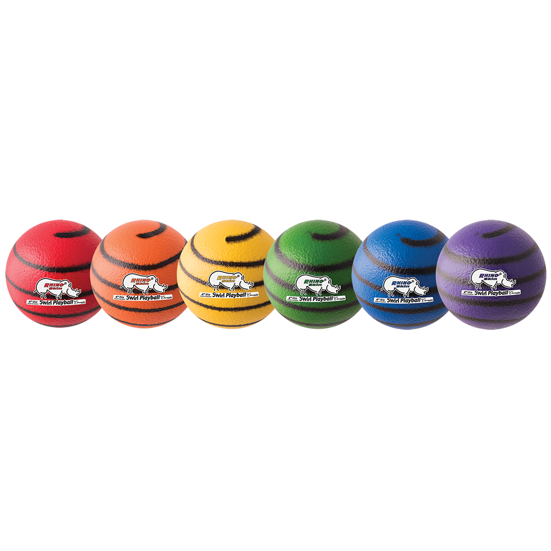 6" Foam Playball Swirl Set