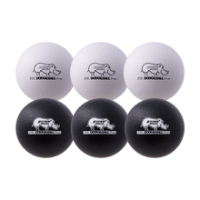 Load image into Gallery viewer, 6" Black and White Dodgeball Set