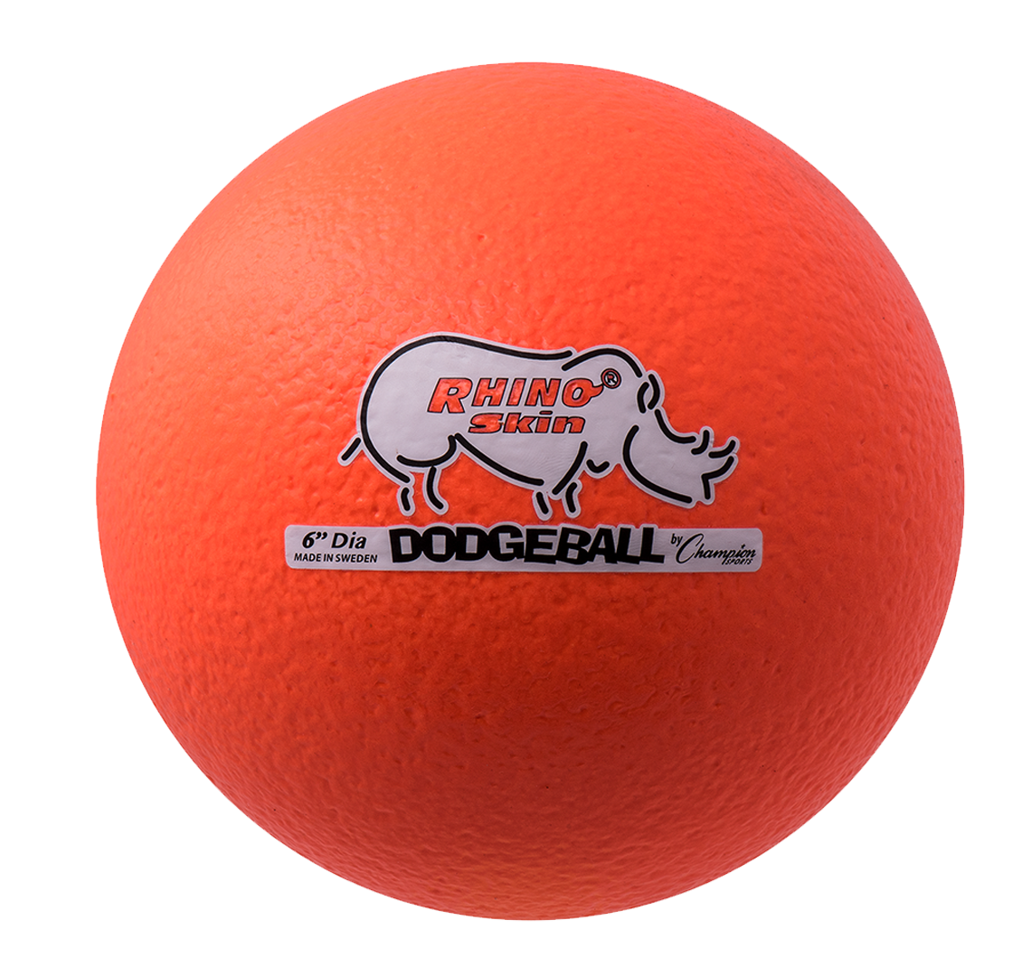 6" Neon Orange Dodgeball