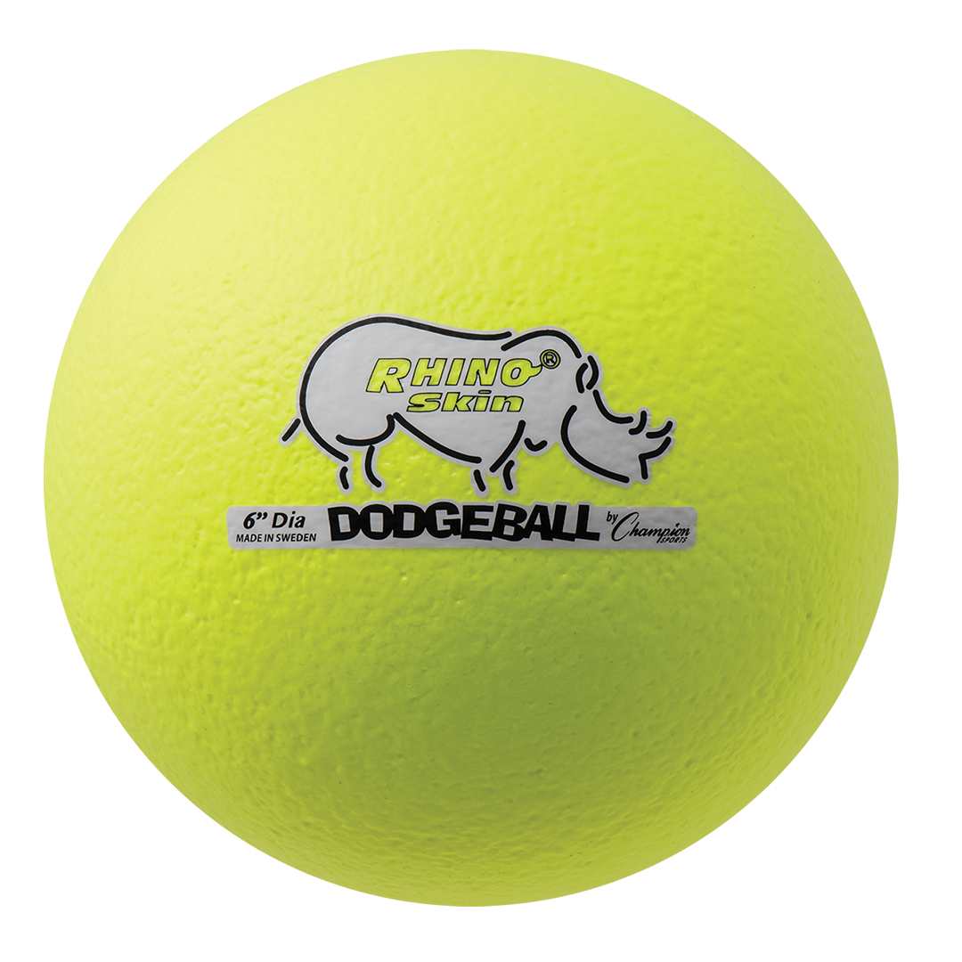 6" Neon Yellow Dodgeball