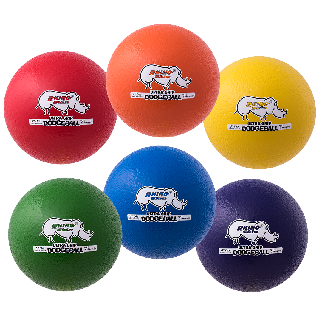 6" UltraGrip Dodgeball Set