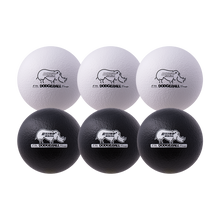 Load image into Gallery viewer, 6&quot; Black and White Dodgeball Set
