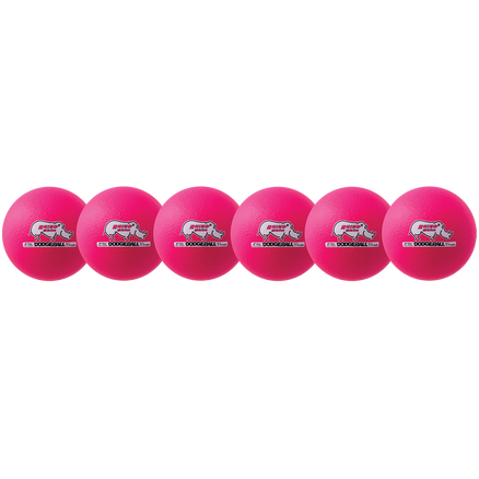6" Neon Pink Dodgeball Set