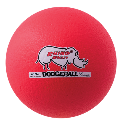 6" Neon Red Dodgeball