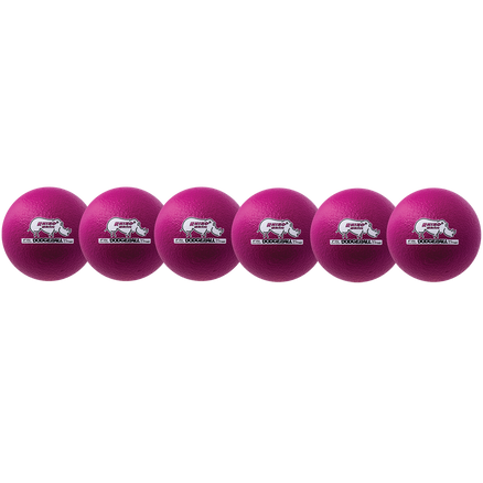 6" Neon Violet Dodgeball Set