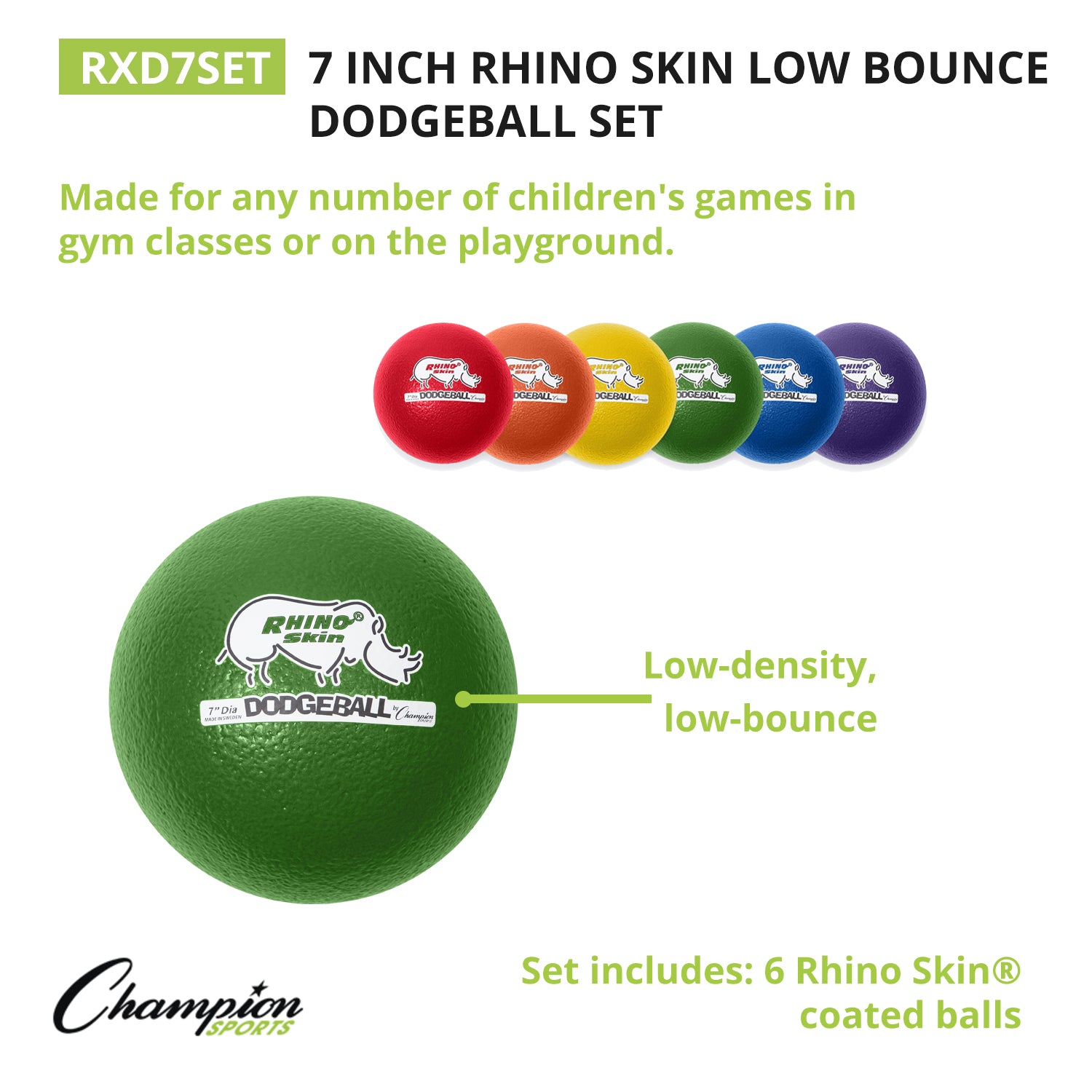 7" Dodgeball Set
